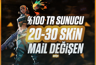 [%100TR] 20-30 SKİN MAİL DEĞİŞEN RANDOM HESAP
