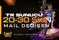 ⭐ %100TR | 20-30 Skin | Maili Değişen | Anında 