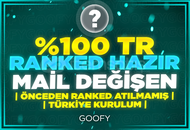 ⭐%100TR 20 LEVEL RANKED READY MAİL DEĞİŞEN⭐