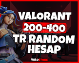 ⭐ %100TR 200-400 SKİN RANDOM HESAP