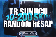 ⭐️%100TR⭐️10-200 SKİN RANDOM