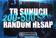 ⭐️%100TR⭐️200-500 SKİN RANDOM ⭐️%100TR⭐️200-500 SKİN RANDOM