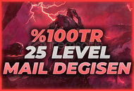 ⭐[%100TR] +25 LEVEL HANDMADE MAİL DEĞİŞEN⭐