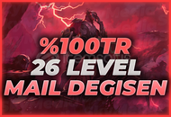 ⭐[%100TR] +26 LEVEL HANDMADE MAİL DEĞİŞEN⭐