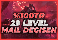 ⭐[%100TR] +29 LEVEL HANDMADE MAİL DEĞİŞEN⭐