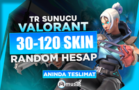⭐[%100TR] 30-120 SKİN BANSIZ RANDOM HESAP⭐