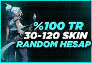 ⭐%100TR 30-120 SKİN GARANTİLİ RANDOM⭐