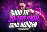 ⭐%100TR 30-120 SKİN Mail Değişen HARİKA Random