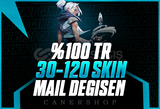 ⭐%100TR 30-120 SKİN Mail Değişen HARİKA Random
