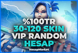 ⭐%100TR 30-120 SKİN RANDOM HESAP⭐