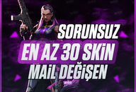 EN AZ 30 SKİN GARANTİ MAİL DEĞİŞEN RANDOM HESAP