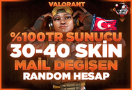 ⭐%100TR 30-40 SKİN Ranked Ready MAIL DEĞİŞEN⭐