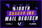⭐%100TR 3550VP+ ENVANTER GARANTİLİ MAİL DEĞİŞEN
