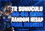 ⭐ %100TR | 40-50 Skin Maili Değişen Hesap