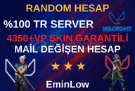⭐%100TR 4350+VP • Mail Değişen Hesap⭐
