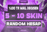 ⭐[%100TR] 5-10 SKİN MAİL DEĞİŞEN HESAP