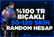 ⭐%100 TR 50-120 SKİN GARANTİLİ RANDOM⭐