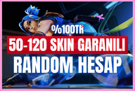 ⭐%100TR 50-120 SKİN GARANTİLİ RANDOM HESAP⭐