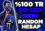 ⭐ %100TR 50-120 Skin Garantili Random Hesap ⭐