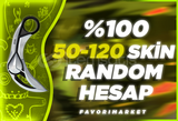 ⭐[KALITELI]⭐50-120 SKİN GARANTİLİ RANDOM HESAP⭐