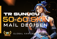 ⭐ %100TR | 50-60 Skin | Maili Değişen | Anında 