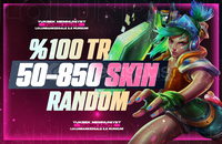 ⭐%100TR ➜ 50-850 Skin Random / Oto ~ Garanti⭐