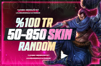 ⭐%100TR ➜ 50-850 Skin Random / Oto ~ Garanti⭐