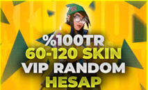%100TR 60-120 SKIN HESAP GARANTİLİ