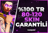 ⭐ %100TR 80-120 Skin Garantili Random Hesap ⭐