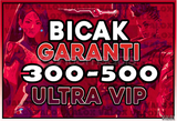 %100TR BIÇAKLI 300-500 SKİN [ULTRA VİP+] HESAP