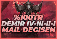 ⭐[%100TR] DEMİR ELO MAİL DEĞİŞEN HESAP⭐