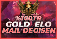 ⭐[%100TR] GOLD ELO GARANTİ MAİL DEĞİŞEN HESAP⭐