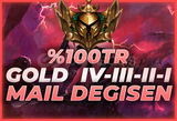 ⭐[%100TR] GOLD ELO MAİL DEĞİŞEN HESAP⭐