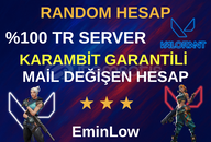 ⭐%100TR Karambit Garantili•Mail Değişen Hesap⭐