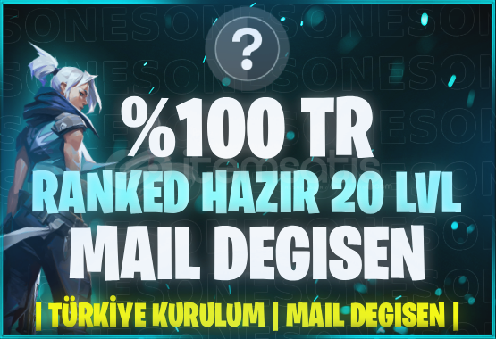 ⭐%100TR KURULUM 20LVL RANKED READY MAİL DEGİSEN ⭐%100TR KURULUM 20LVL RANKED READY MAİL DEGİSEN