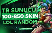 ✨ %100TR LoL 100-850 Skin Random Hesap⚡