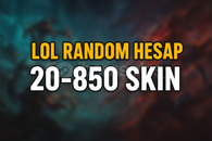 ✨ %100TR LoL 20-850 Skin Random Hesap⚡