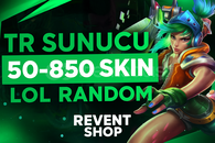 ✨ %100TR LoL 50-850 Skin Random Hesap⚡