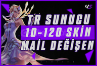 ⭐%100TR MAİL DEĞİŞEN 10-120 SKİN RANDOM [OTO]