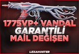 ⭐%100⭐MAİL DEĞİŞEN 1775VP+ VANDAL GARANTİLİ