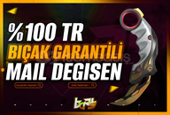 ⭐%100TR MAİL DEĞİŞEN BIÇAK GARANTİLİ ⭐
