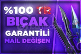 ⭐%100TR MAİL DEĞİŞEN BIÇAK GARANTİLİ RANDOM