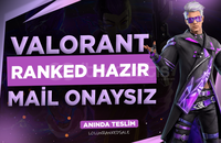 ⭐ %100TR Mail Onaysız ➜ Ranked Ready Valorant