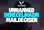 ⭐%100TR - MAİL ONAYSIZ - UNRANKED HESAP⭐