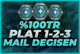⭐[%100TR] PLAT GARANTİLİ MAİL DEĞİŞEN HESAP⭐