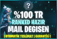 ⭐%100TR RANKED READY MAİL DEGİSEN⭐