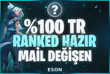 ⭐%100TR 20 LVL+ FRESH RANKED READY MAİL DEĞİŞEN