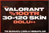 ⭐ %100TR ULTRA VIP 30-120 SKIN | DOLU+ ⭐