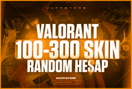 [%100TR]VALORANT 100-300 SKİN RANDOM✨