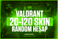 [%100TR]VALORANT 20-120 SKİN RANDOM ✨